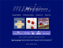 Tablet Screenshot of musicincorporated.com